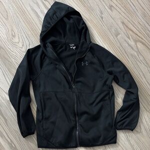 Under Armour Jet Black Full-Zip Hoodie